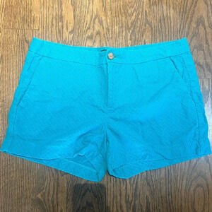 Banana Republic Hampton Fit Shorts Teal Size 12